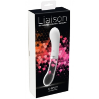 Двусторонний стеклянный вибратор для точки G Liaison Led