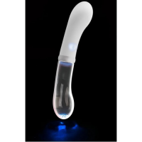 Двусторонний стеклянный вибратор для точки G Liaison Led