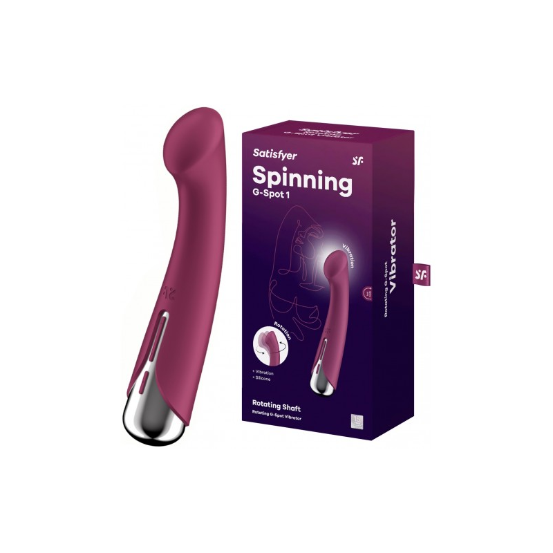 Вибратор для точки G с ротацией Satisfyer Spinning G-Spot 1 Red