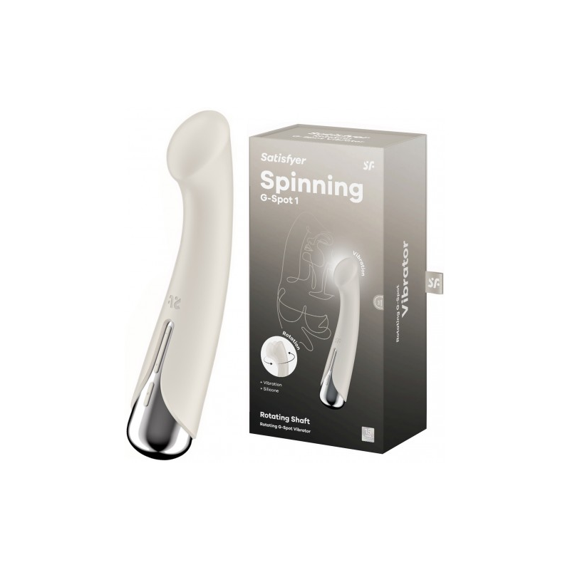 Вибратор для точки G с ротацией Satisfyer Spinning G-Spot 1 Beige