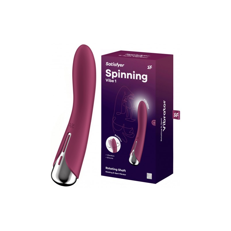 Вибратор для точки G с ротацией Satisfyer Spinning Vibe 1 Red