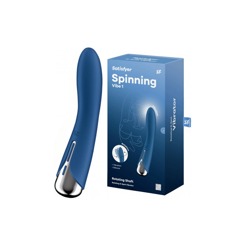 Вибратор для точки G с ротацией Satisfyer Spinning Vibe 1 Blue