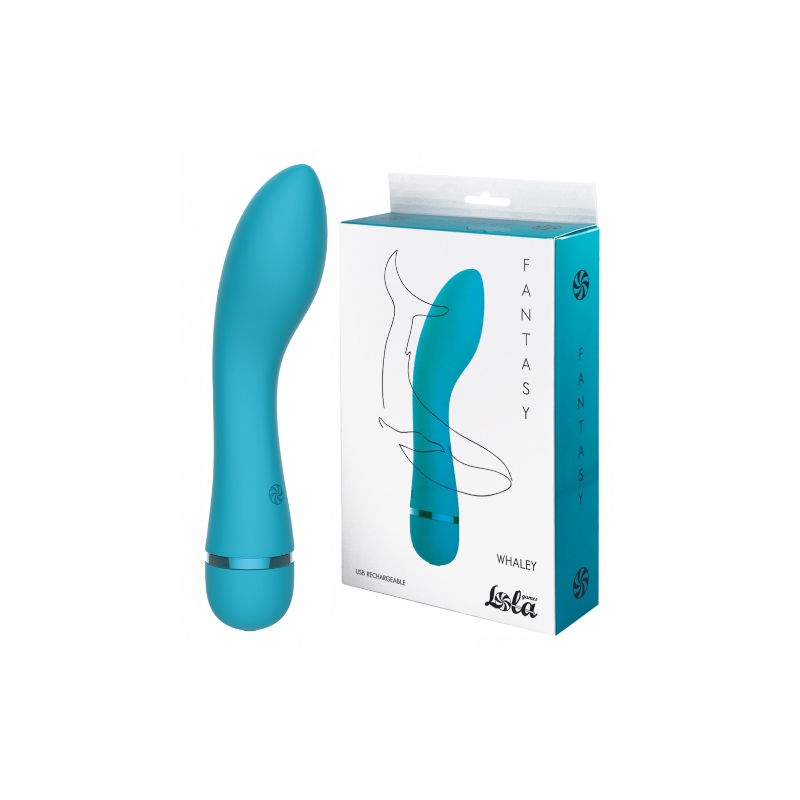 Перезаряжаемый вибратор для точки G Fantasy Whaley Blue