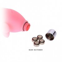 Вибромассажер для G-точки с клиторальным стимулятором розовый