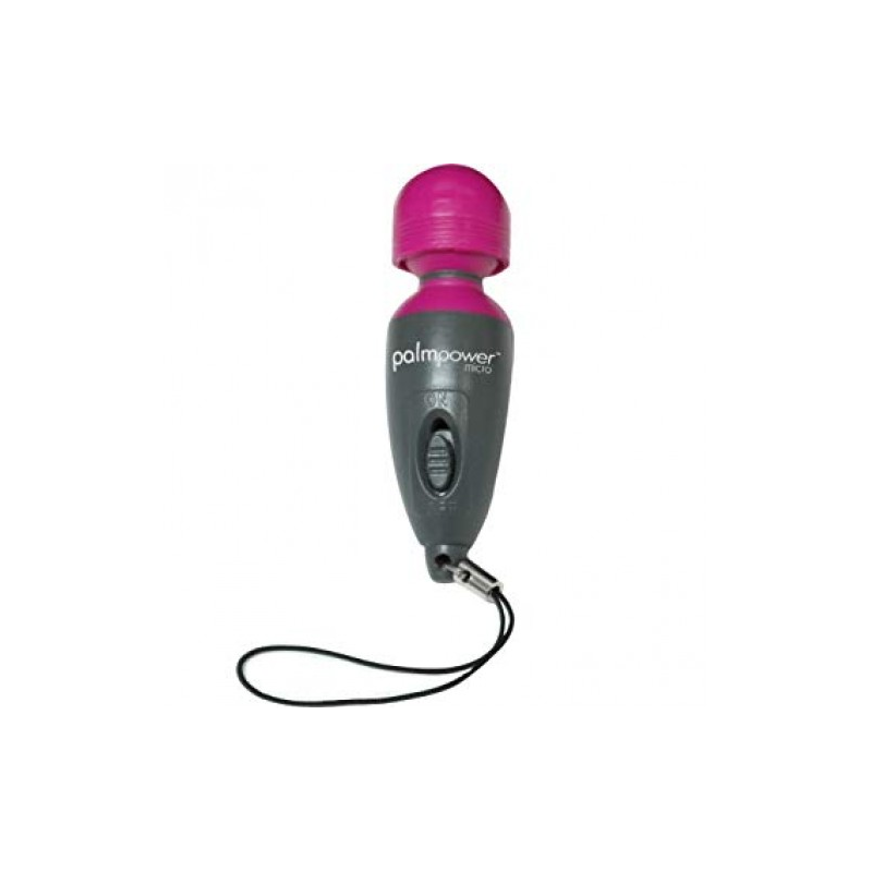 Вибростимулятор черно-розовый Palm Power