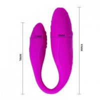 Вибратор для двоих с беспроводным управлением и реакцией на голос Vox Vibe