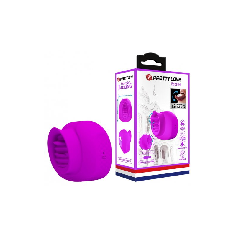 Клиторальный стимулятор Pretty Love Estelle пурпурный