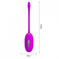 Виброяйцо Shock fun с электростимуляцией и дистанционным управлением пурпурное