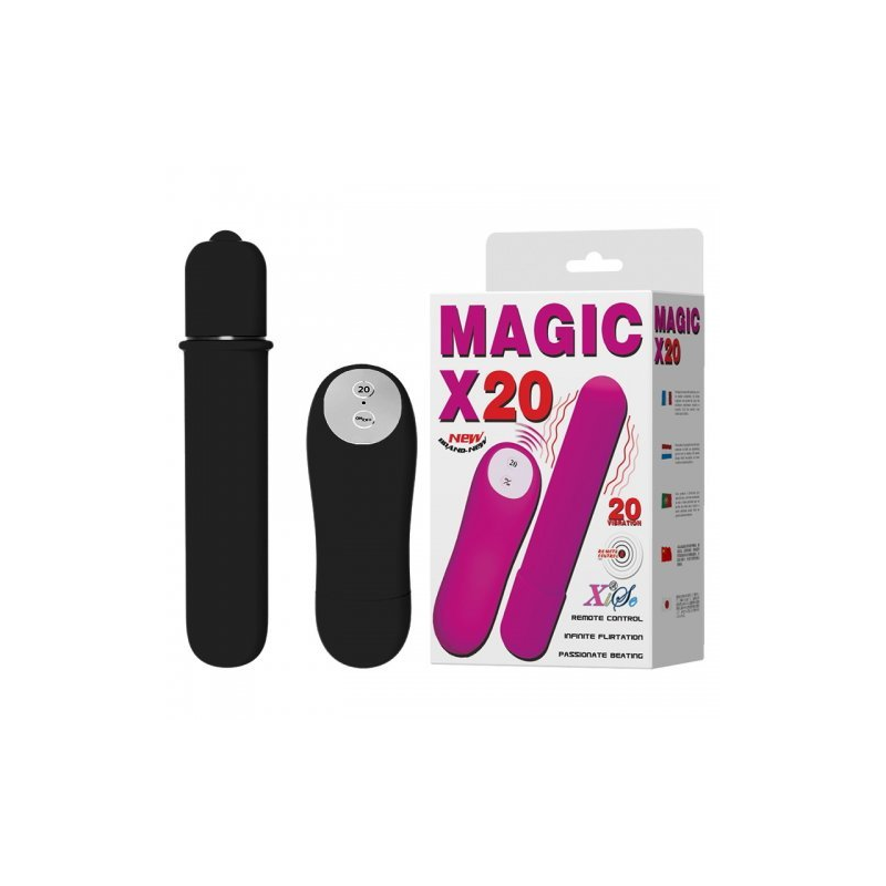 Беспроводной вибростимулятор Magic X20 черный