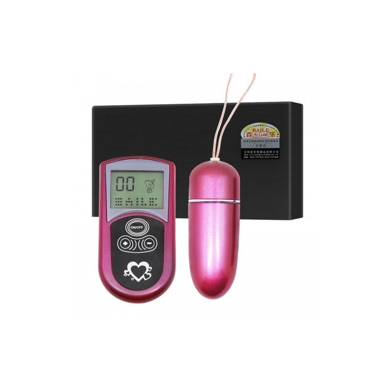 Виброяйцо с пультом дистанционного управления розовое