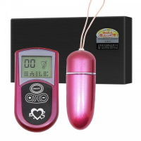 Виброяйцо с пультом дистанционного управления розовое