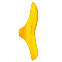 Клиторальный вибромассажер на палец Satisfyer Teaser желтый