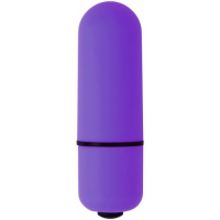 Фиолетовая вибропуля с 10 режимами вибрации X-Basic Lovetoy