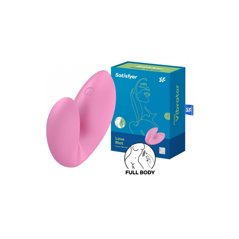 Универсальный вибромассажер на пальцы Satisfyer Love Riot