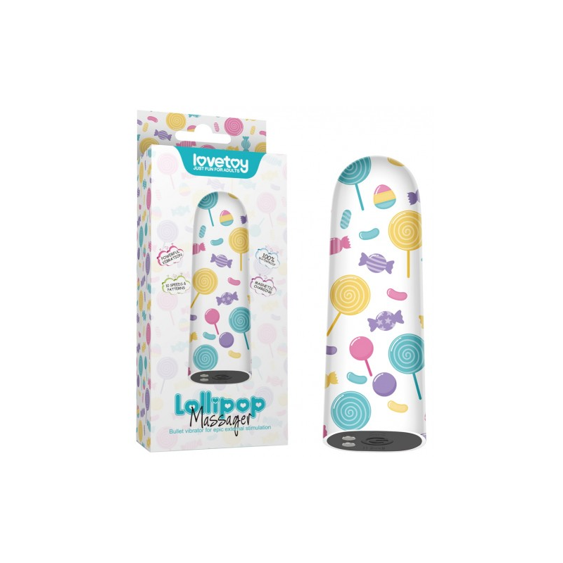 Универсальный мини вибратор Lollipop Massager