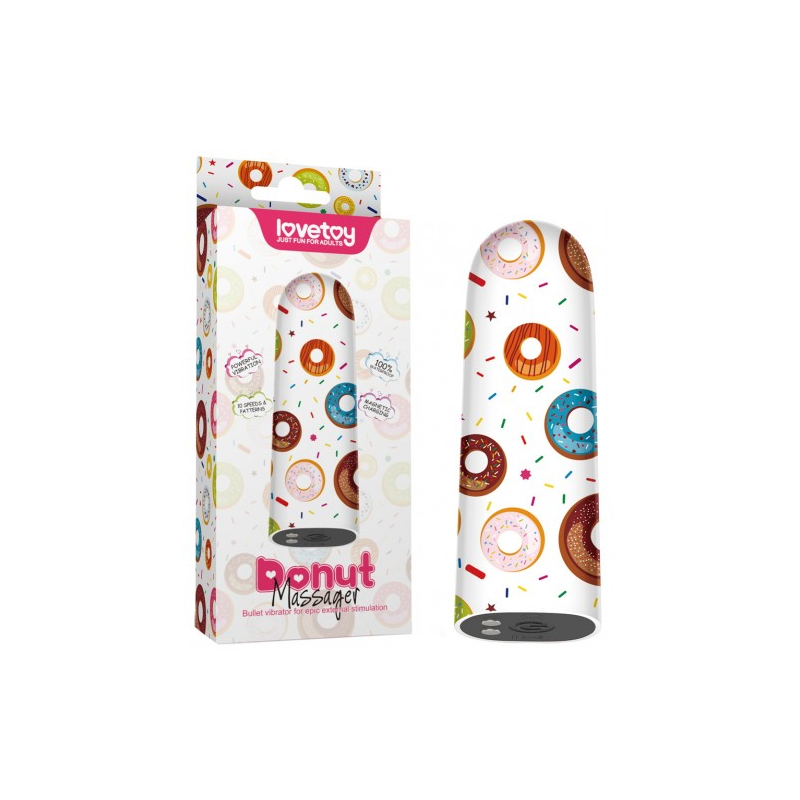 Универсальный мини вибратор Donut Massager