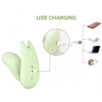 Вагинально-клиторальный смарт-стимулятор Magic Motion Umi зеленый