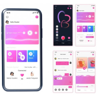 Универсальный смарт-стимулятор с вибрацией и поступательными движениями Magic Motion Jive черный