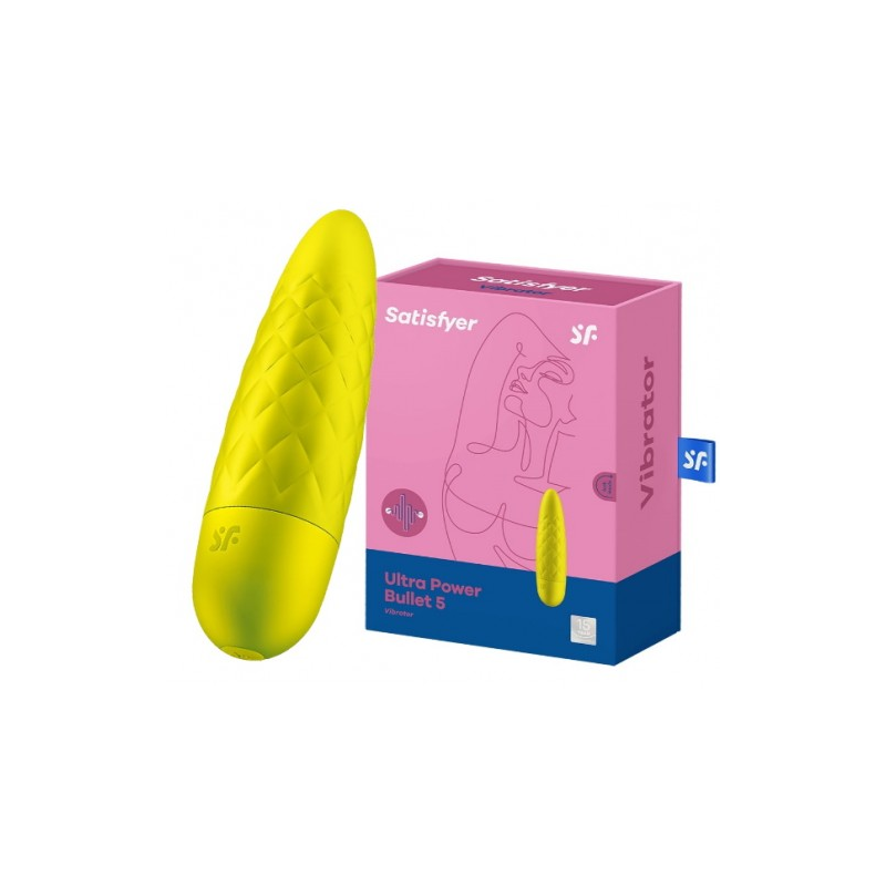 ДЕФОРМИРОВАННАЯ УПАКОВКА Мини-вибратор Satisfyer Ultra Power Bullet 5 желтый