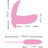 Вибростимулятор с дистанционным управлением Sweet Smile