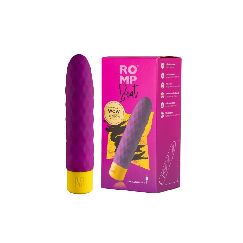 Перезаряжаемый мини-вибратор Romp Beat