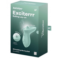 Клиторальный вибромассажер с плавающим стимулятором Satisfyer Exciterrr мятный