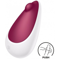 Клиторальный вибромассажер с толчковым стимулятором Satisfyer Spot On 3 красный