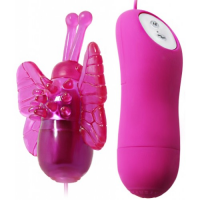 Вибростимулятор-бабочка на пульте управления Cute Secret