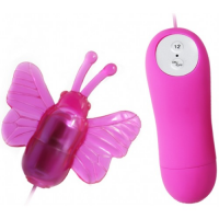 Вибростимулятор-бабочка на пульте управления Cute Secret