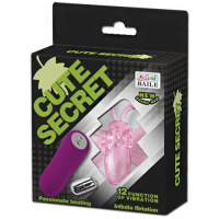 Вибростимулятор-бабочка на пульте управления Cute Secret