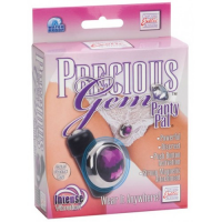 Вибростимулятор на трусики с фиолетовым кристаллом Precious Gem Panty Pals