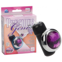 Вибростимулятор на трусики с фиолетовым кристаллом Precious Gem Panty Pals