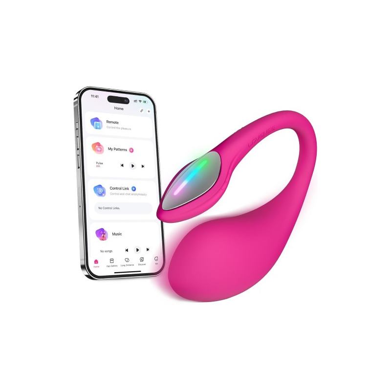 Lovense Lush 4.0 инновационный смарт-вибростимулятор с LED-подсветкой