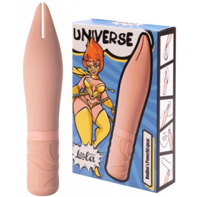 Перезаряжаемый вибростимулятор Universe Bobon’s Powerful Spear Beige