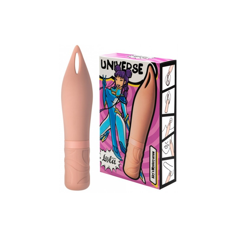 Перезаряжаемый вибростимулятор Universe Airy’s Mystery Arrow Beige