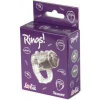 Насадка на язык для оральных ласк Rings Teaser Transparent