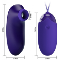 Набор Pretty Love Orthus-Youth с вакуумно-волновым стимулятором и виброяйцом с пультом ДУ