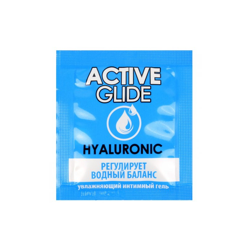 Увлажняющий интимный гель Active Glide Hyaluronic 3 гр, пробник