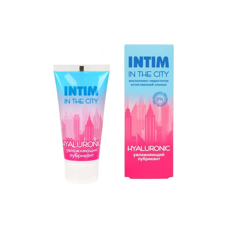 Увлажняющий лубрикант Intim In The City Hyaluronic 60 гр
