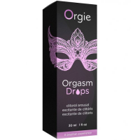Возбуждающие капли для клитора Orgie Orgasm Drops с разогревающим эффектом 30 мл