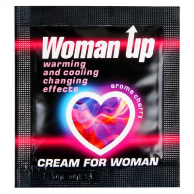 Крем Woman Up для женщин возбуждающий с эффектом ледяного огня 1,5 гр, пробник
