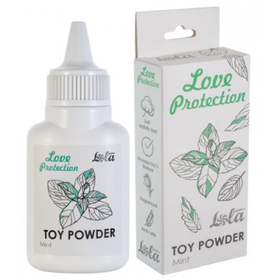 Пудра для игрушек Love Protection с ароматом мяты 30 гр