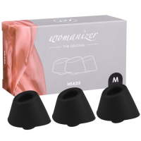 Набор силиконовых насадок Womanizer Duo Black 3 шт