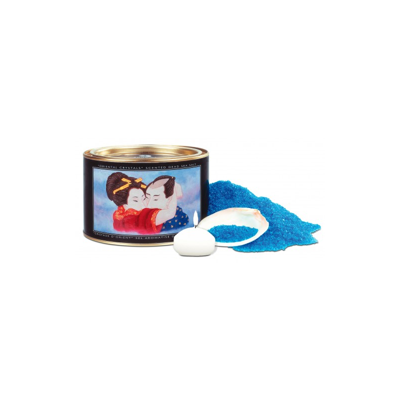 Соль мёртвого моря Shunga Bath Salts Ocean Temptations + свеча 600 гр