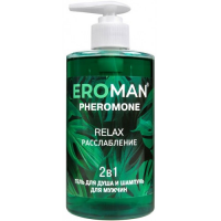 Шампунь-гель для душа с феромонами Eroman Relax 430 мл