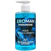 Шампунь-гель для душа с феромонами Eroman Aqua 430 мл