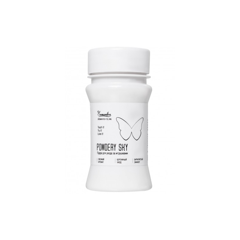 Пудра для ухода за игрушками Eromantica Powdery Sky с ароматом мяты 40 гр