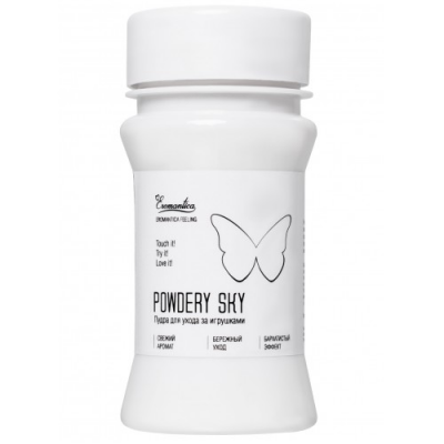 Пудра для ухода за игрушками Eromantica Powdery Sky с ароматом мяты 40 гр