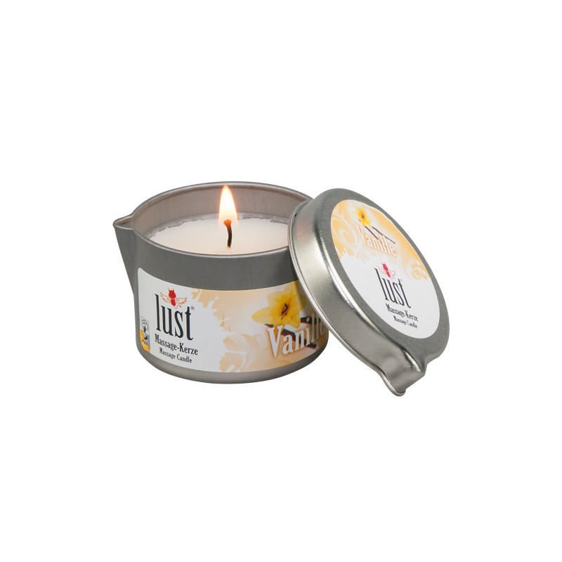 Массажная свеча Massage Candle Vanilla со вкусом ванили 50 мл