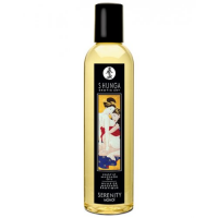 Возбуждающее массажное масло Shunga Serenity с ароматом монои 250 мл